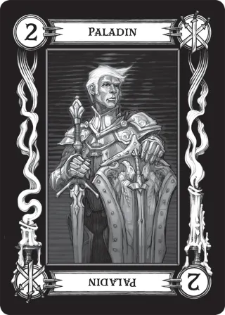 The Paladin, a card of the reading