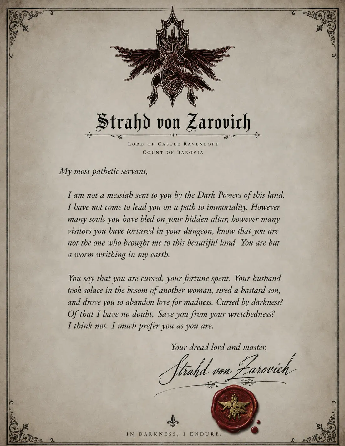 The Letter from Death House